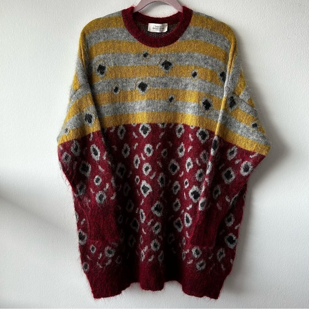 Ivories Noseason Wardrobe Mohair Wool blend sweater
